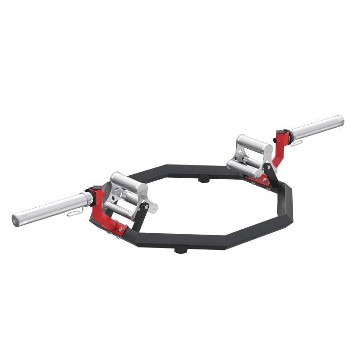 Multi Grip Trap Bar schwarz/rot - Gorilla Sports DE