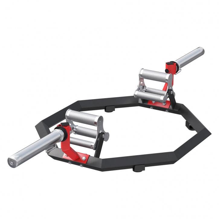 Multi Grip Trap Bar schwarz/rot - Gorilla Sports DE