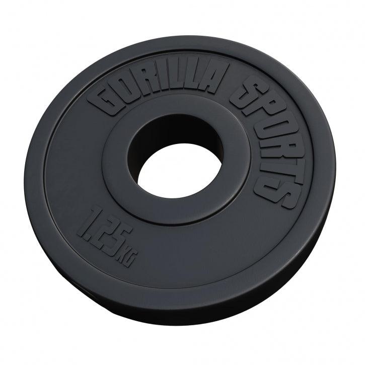 Hantelscheibe Olympia 50/51mm Kunststoff 1,25KG - 15KG - Gorilla Sports DE