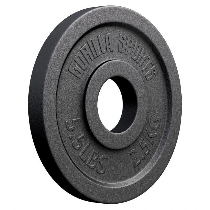 Hantelscheibe Olympia Gusseisen 50/51 mm - Gorilla Sports DE