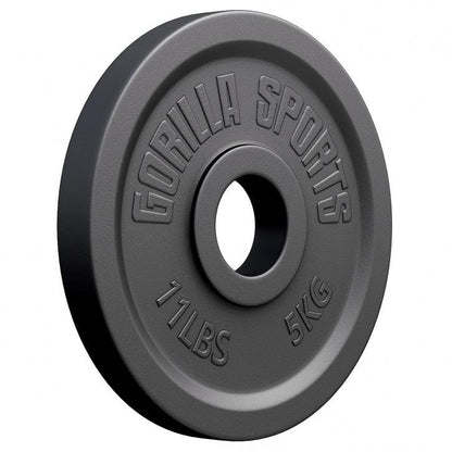 Hantelscheibe Olympia Gusseisen 50/51 mm - Gorilla Sports DE