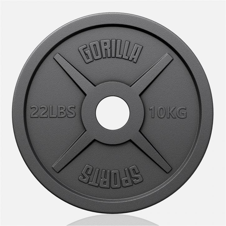 Hantelscheibe Olympia Gusseisen 50/51 mm - Gorilla Sports DE