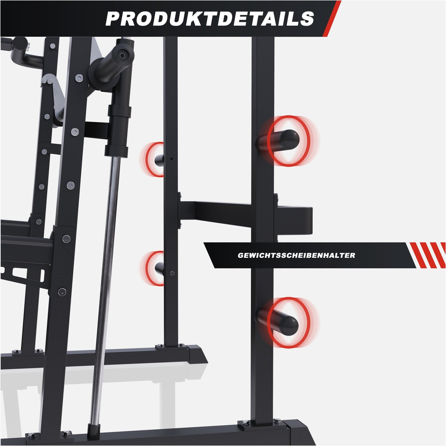 Half Rack Smith Machine