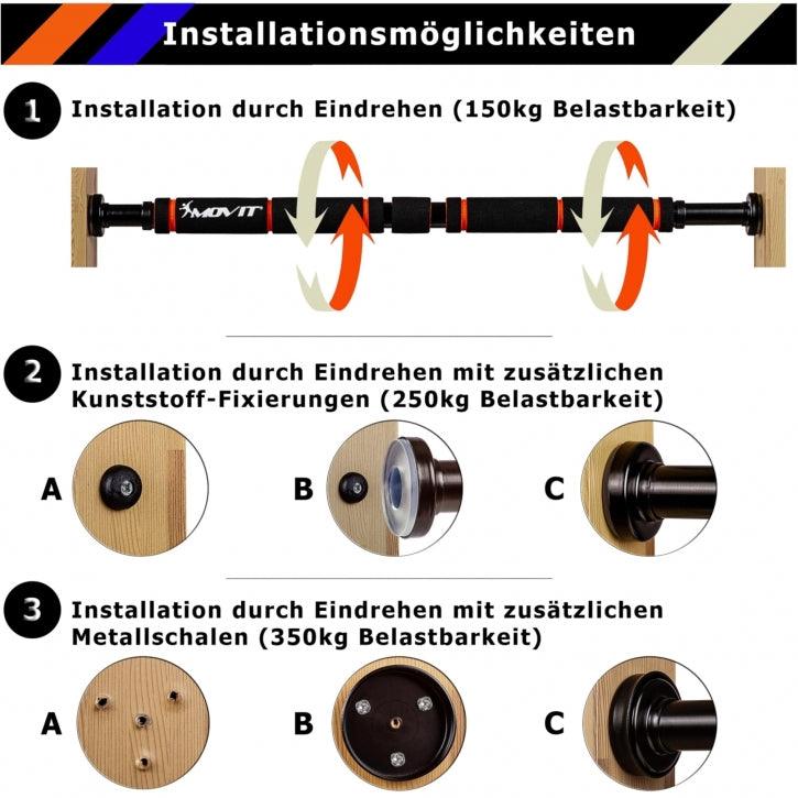 Klimmzugstange Türstange Türreck - Gorilla Sports DE