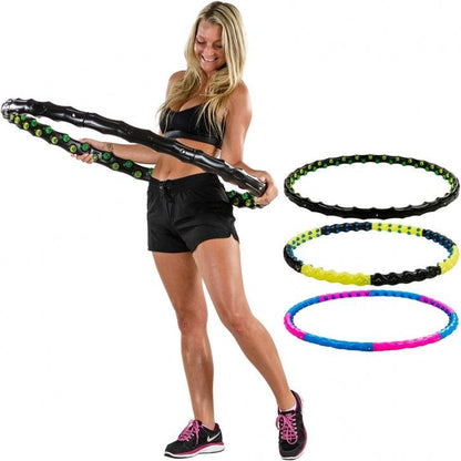 Hip Hoop Reifen, Massagenoppen und Magnete, Ø 96 - 110 cm - Gorilla Sports DE