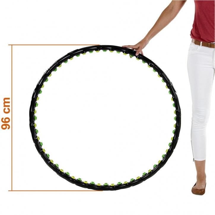 Hip Hoop Reifen, Massagenoppen und Magnete, Ø 96 - 110 cm - Gorilla Sports DE