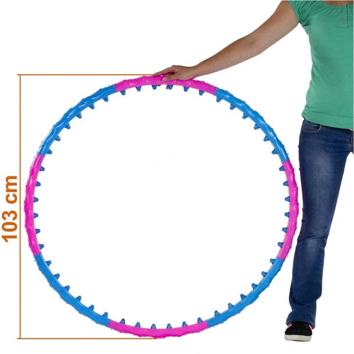 Hip Hoop Reifen, Massagenoppen und Magnete, Ø 96 - 110 cm - Gorilla Sports DE