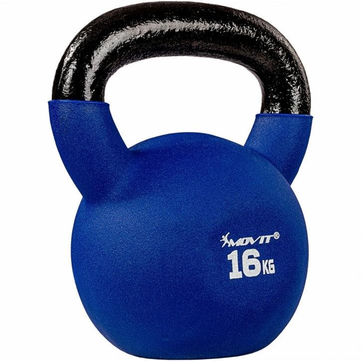 Kettlebell PRO, Gusseisen mit Neoprenbeschichtung 2 - 24 kg - Gorilla Sports DE