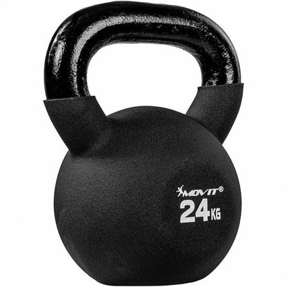 Kettlebell PRO, Gusseisen mit Neoprenbeschichtung 2 - 24 kg - Gorilla Sports DE