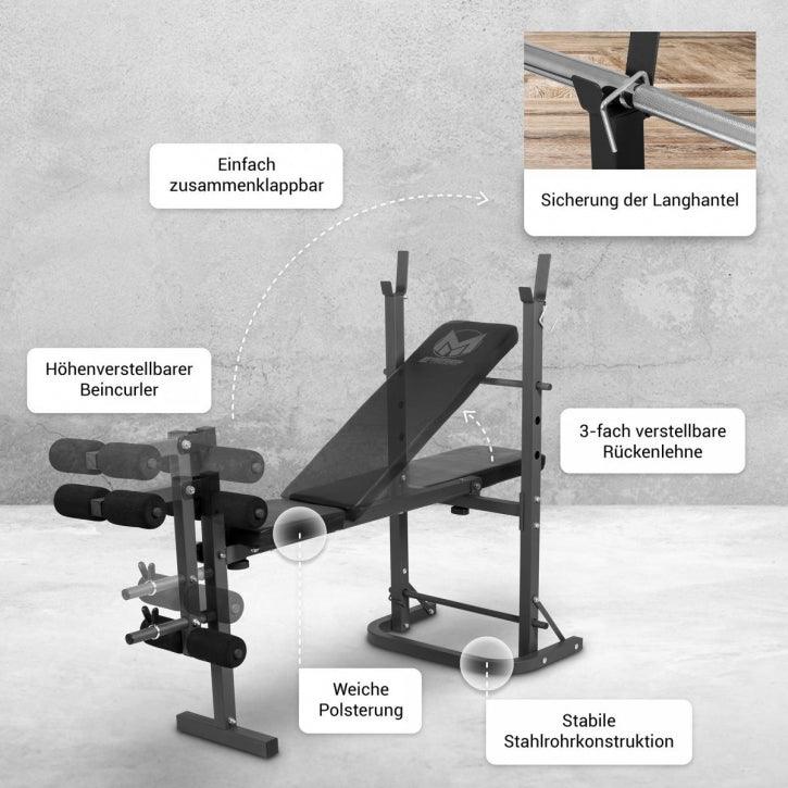 E-Series Multi-Schrägbank Beincurler - Gorilla Sports DE