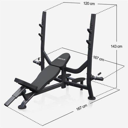 Schrägbank mit Ablage PRO Set - Gorilla Sports DE