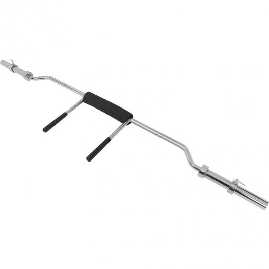 Safety Squat Bar 50/51m Olympia Chrom/Schwarz - Gorilla Sports DE