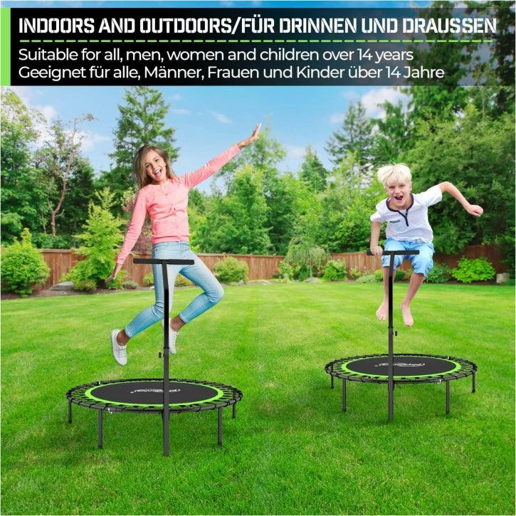 Mini Trampolin grün/rot - Gorilla Sports DE