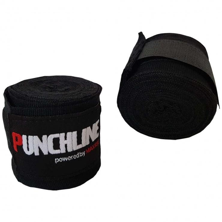 PUNCHLINE Boxbandage, Farbe schwarz - Gorilla Sports DE