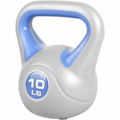 Kettlebell Stylish - 5 - 45 Pfund, Zement, Kunststoffabdeckung - Gorilla Sports DE