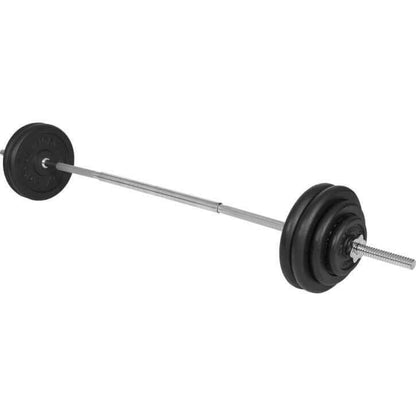 E-Series Langhantelset 25 mm Gusseisen 60 kg - Gorilla Sports DE