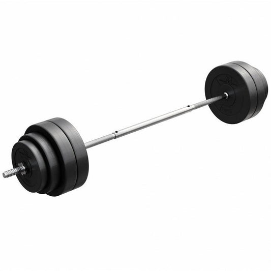 E-Series Langhantelset 25 mm Kunststoff 60 kg - Gorilla Sports DE