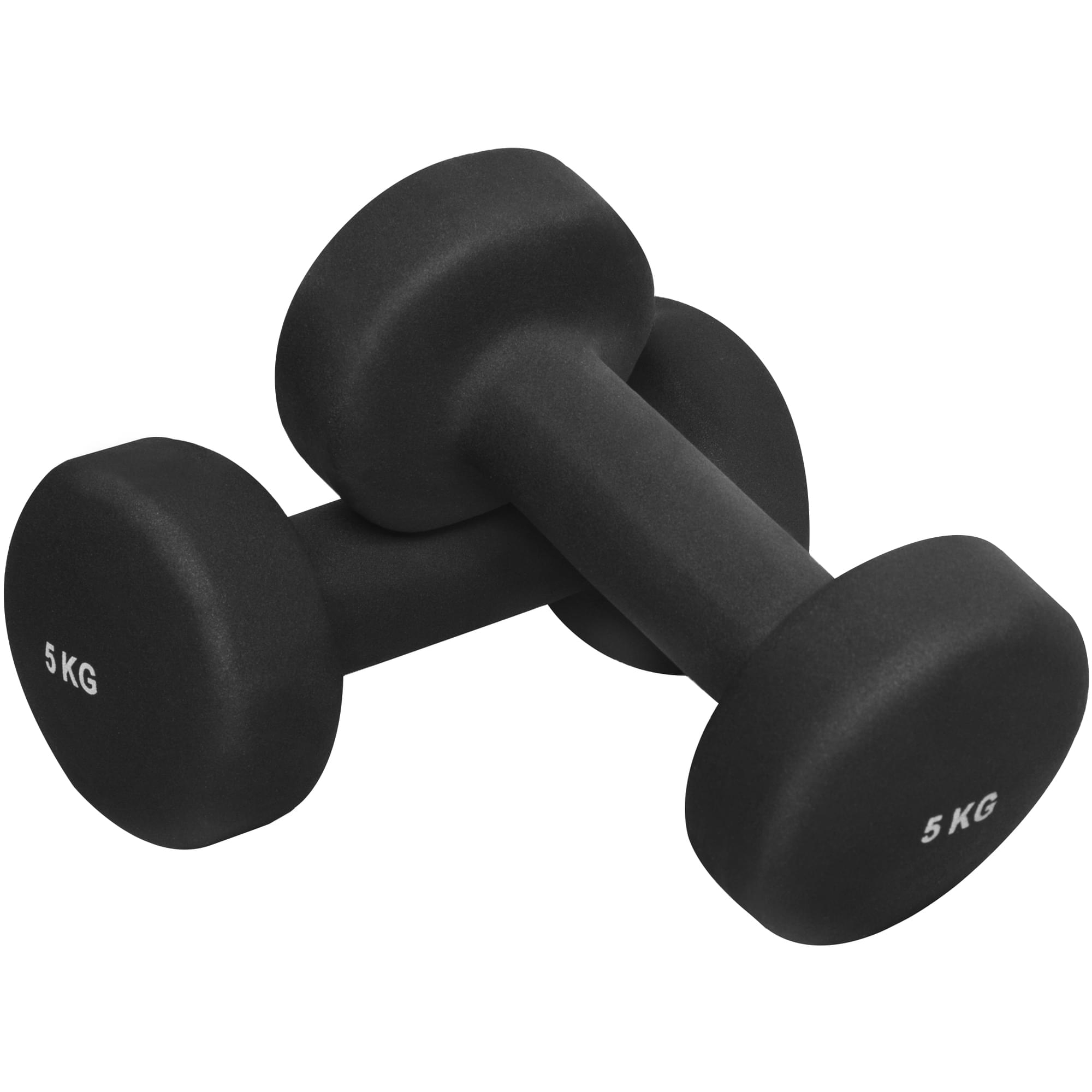 Gymnastikhanteln Neopren Schwarz 10 kg - 2 x 5 kg