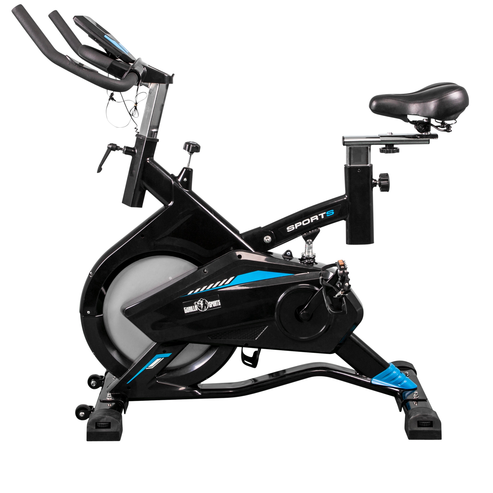 GORILLA SPORTS® Indoor Cycling Fitness Bike ProfiFahrrad